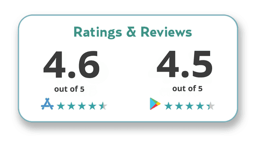 App Store and Play Store Ratings